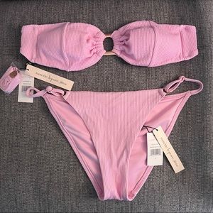 Nanette Lepore Pink Ring Bikini